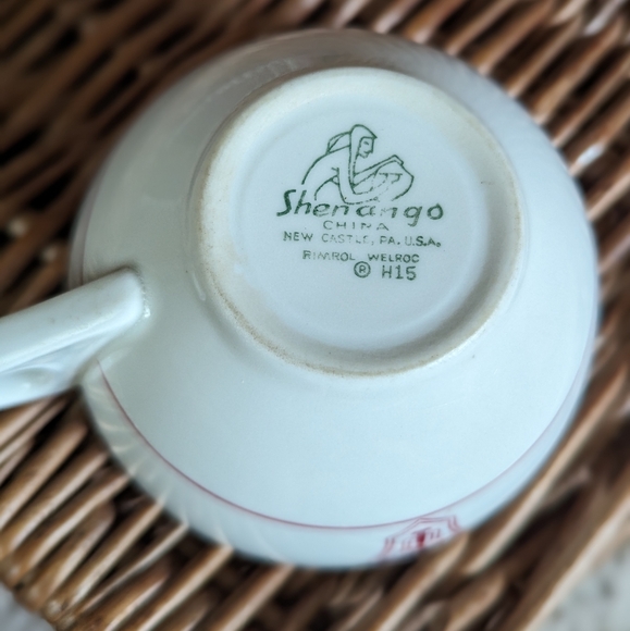 1957 INDIANA UNIVERSITY DINING HALL SHENANGO CHINA RESTAURANT WARE COFFEE CUP - Picture 6 of 6